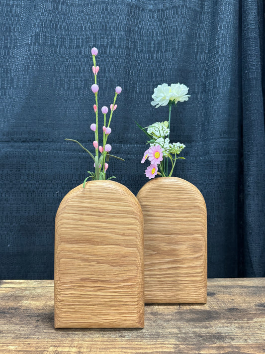 Large Hardwood Vase