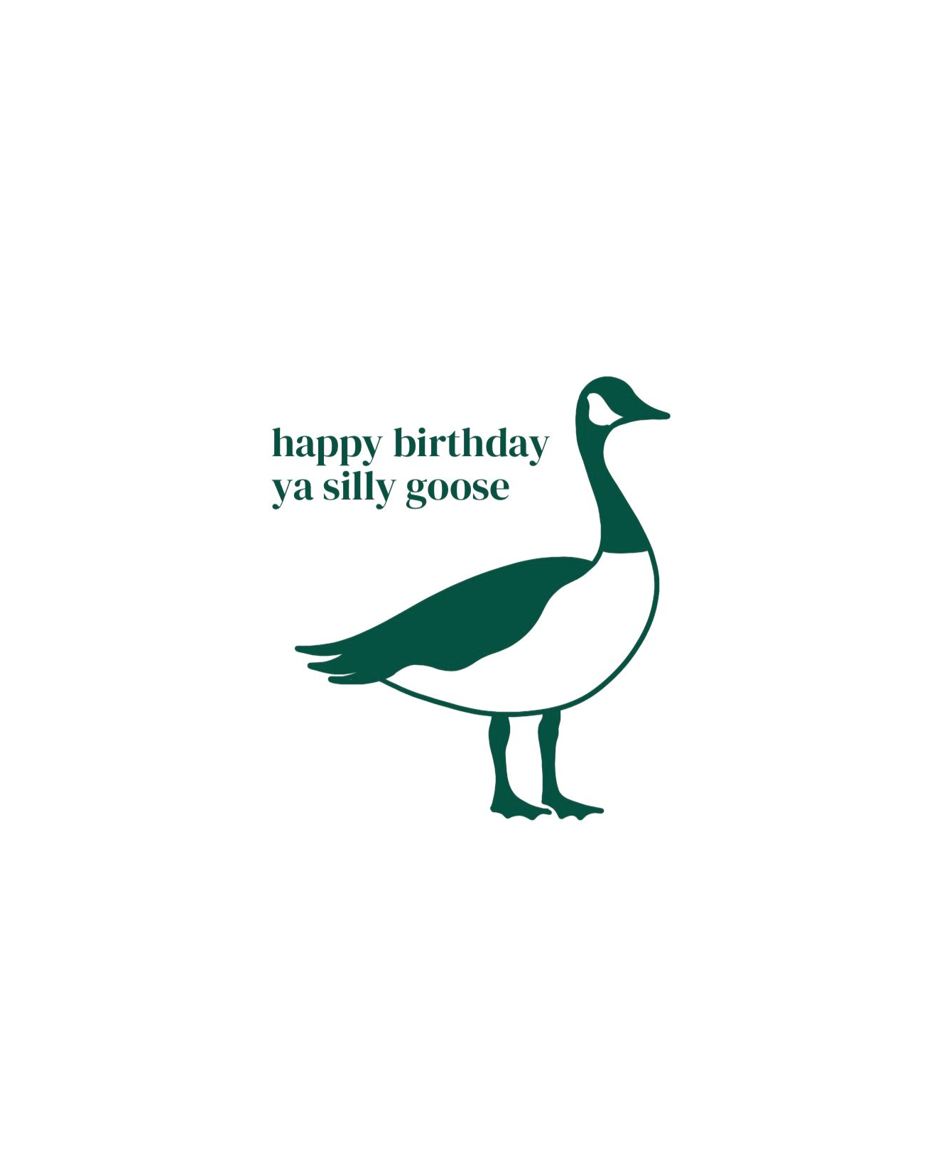 Silly Goose | Birthday Card