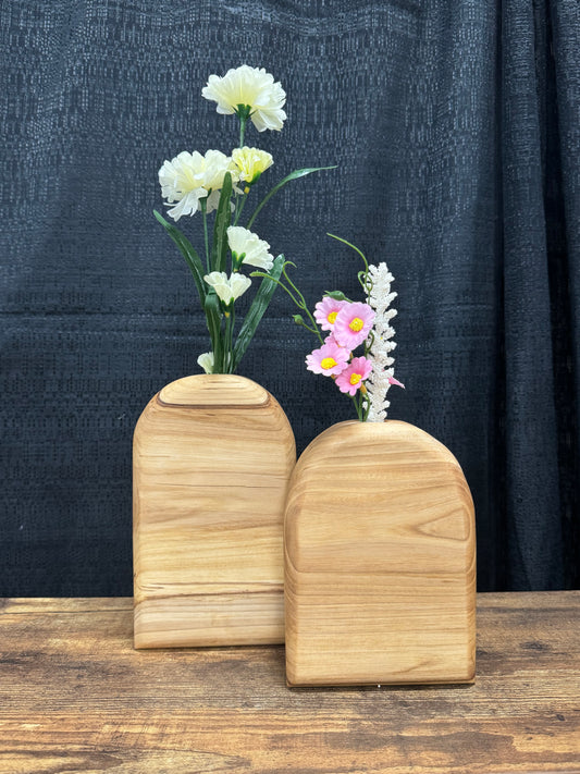 Large Hardwood Vase