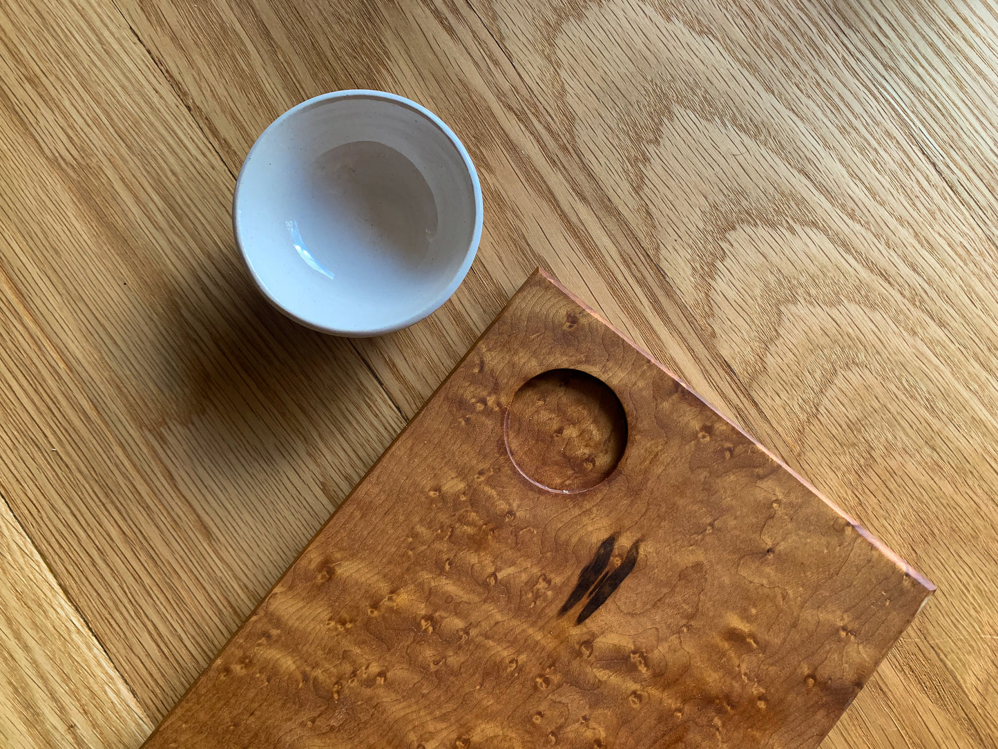 Limited Edition Large Serving Tray | Roasted Birdseye Maple 018