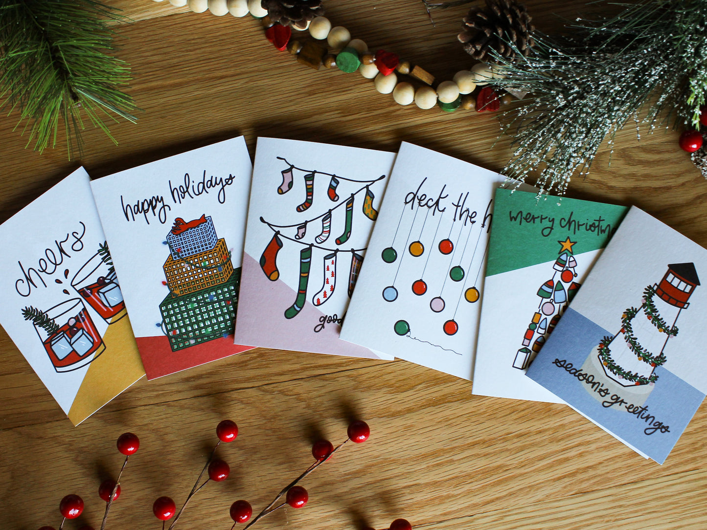 Festive Cocktail Holiday Card | 2023 Christmas Card Collection