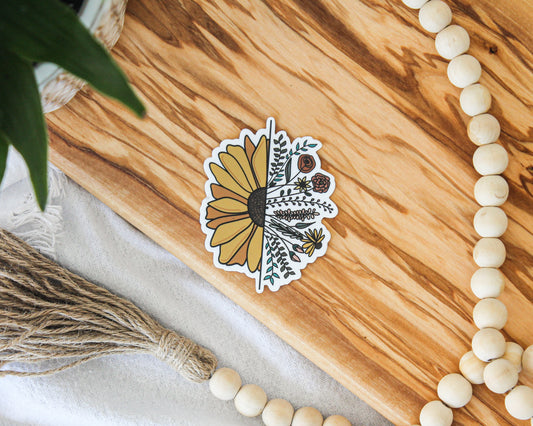 Bloom Sticker, 2.83x3"