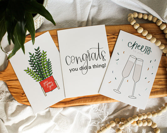 Congrats you did a thing Card