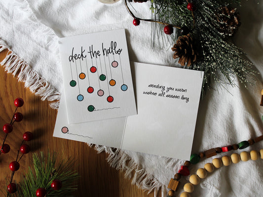 Deck the Halls Holiday Card | 2023 Christmas Card Collection