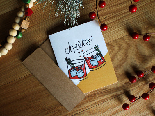Festive Cocktail Holiday Card | 2023 Christmas Card Collection