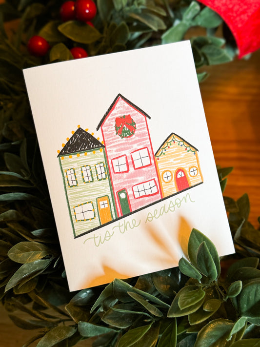Deck the Block Holiday Card | 2025 Christmas Card Collection