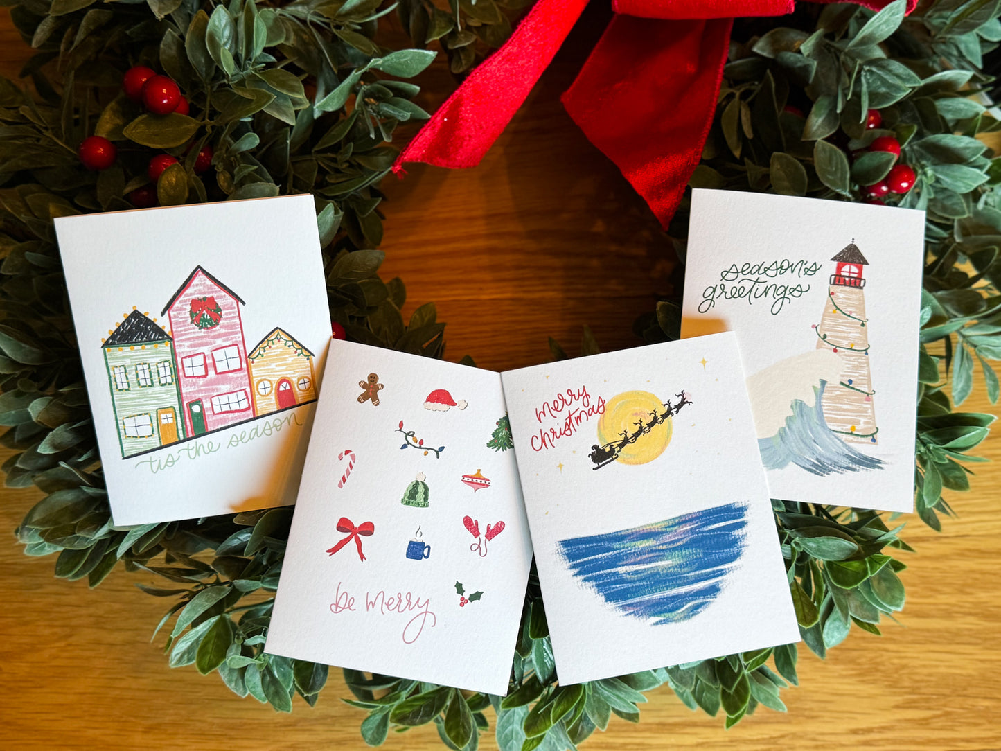 Deck the Block Holiday Card | 2025 Christmas Card Collection
