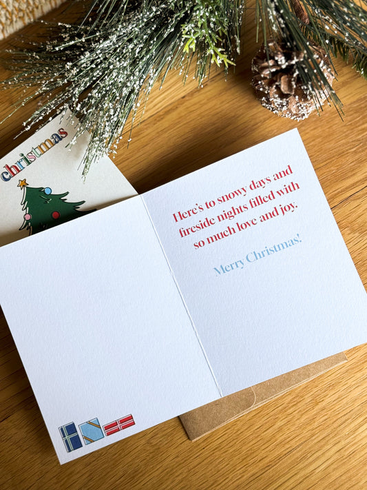 Tree & Gifts Holiday Card | 2024 Christmas Card Collection