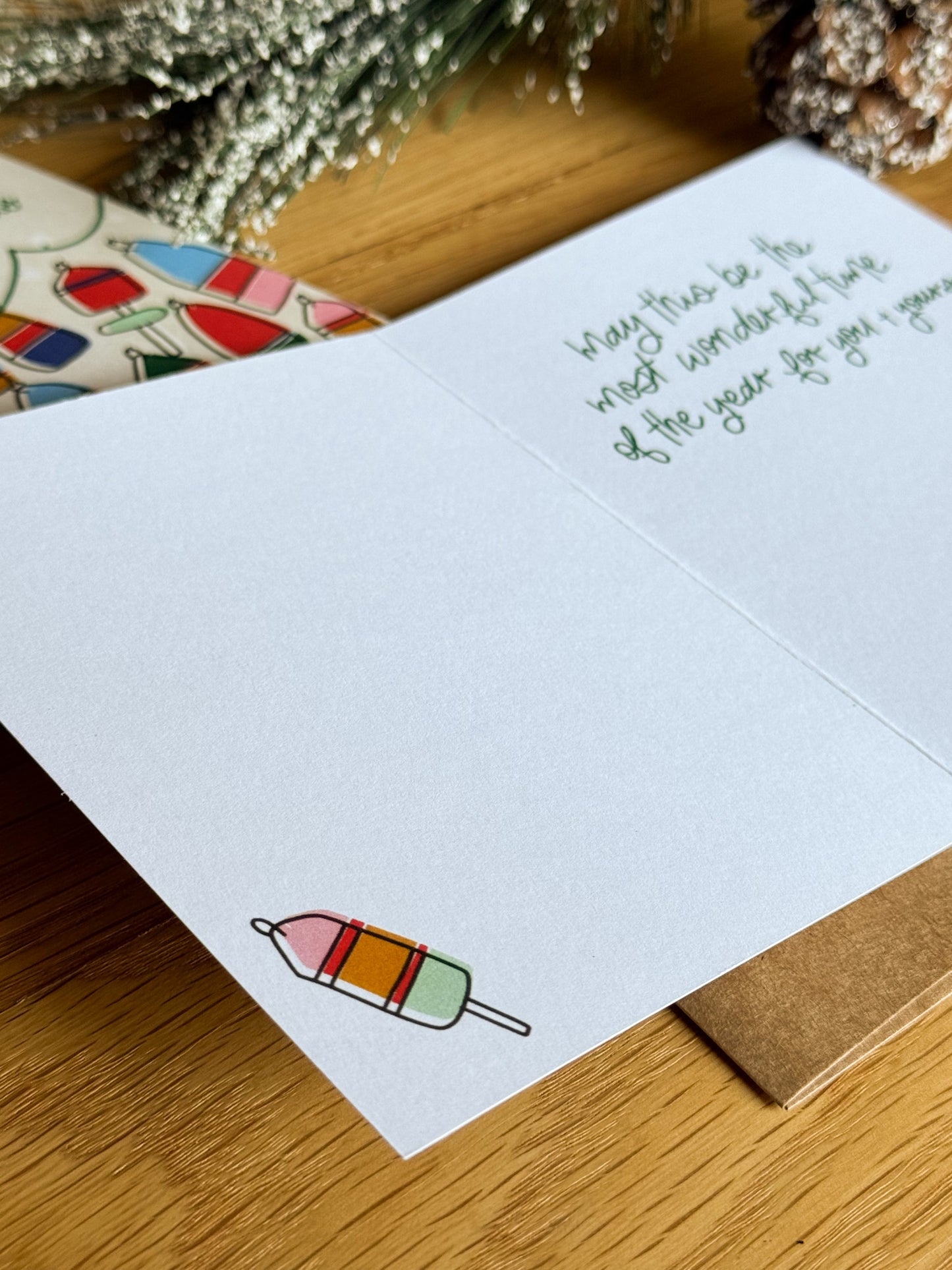 Buoy Wall Holiday Card | 2024 Christmas Card Collection