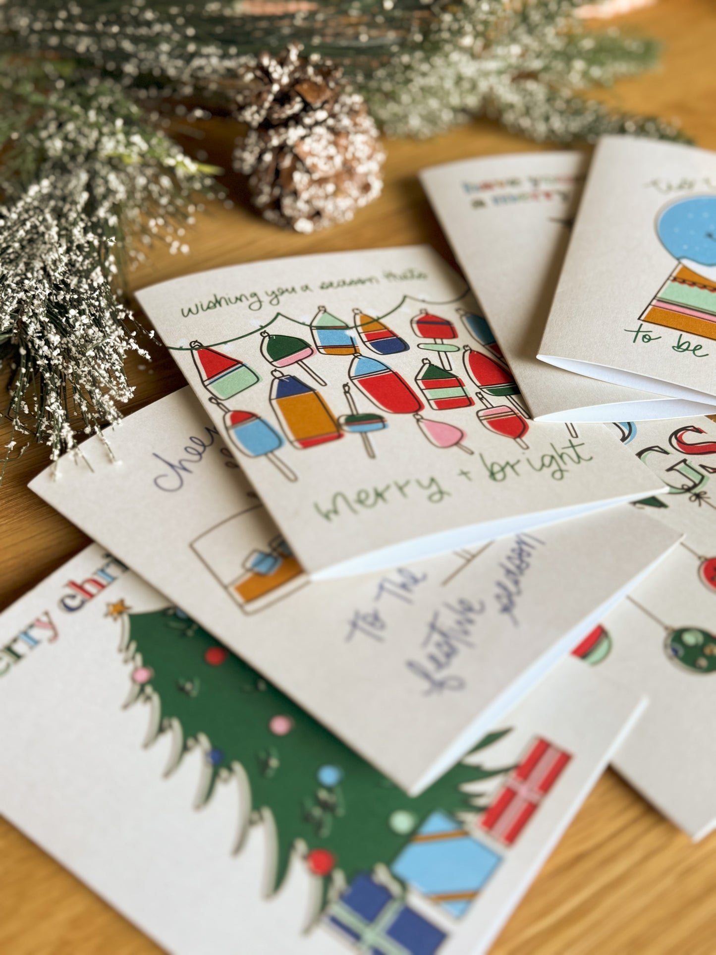 Buoy Wall Holiday Card | 2024 Christmas Card Collection