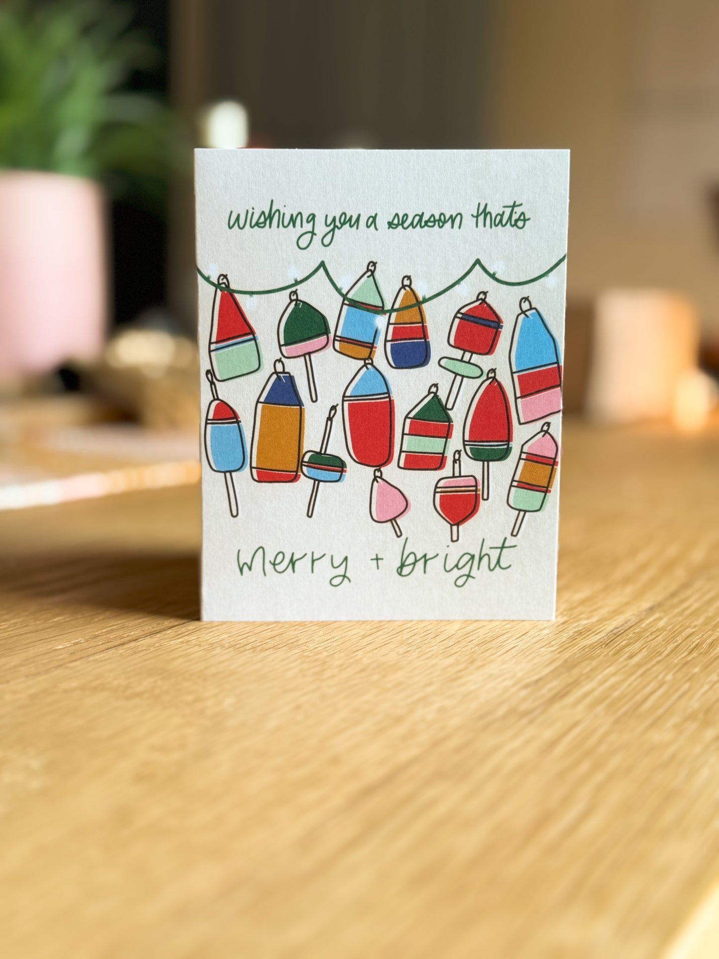 Buoy Wall Holiday Card | 2024 Christmas Card Collection