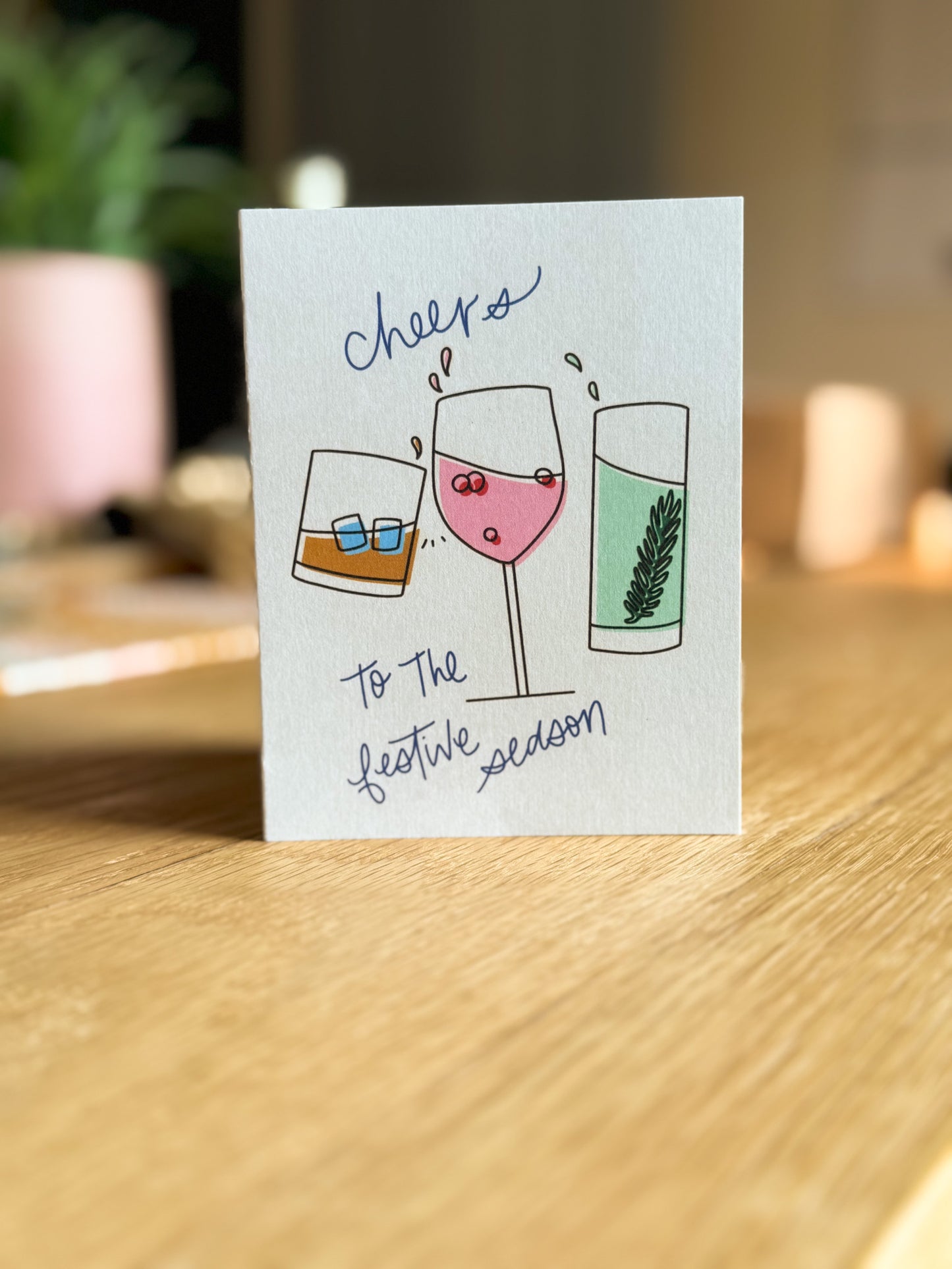 Cheers Holiday Card | 2024 Christmas Card Collection