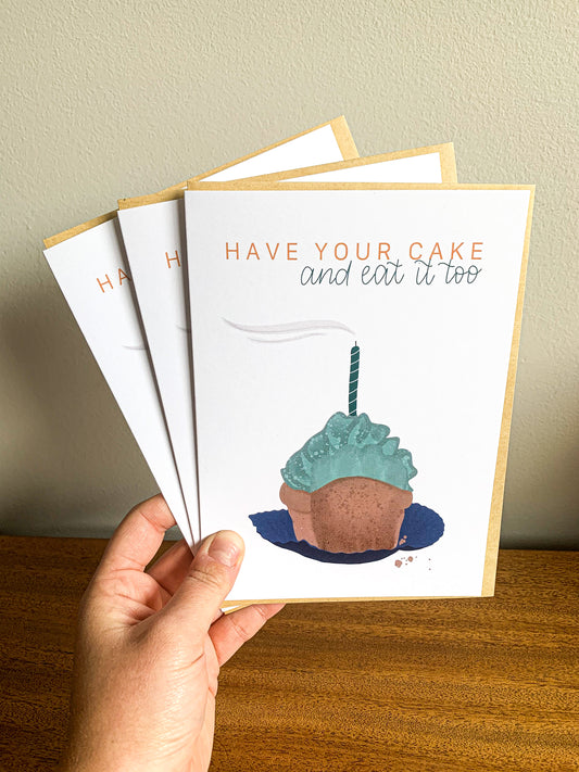 Cupcake Bite Card