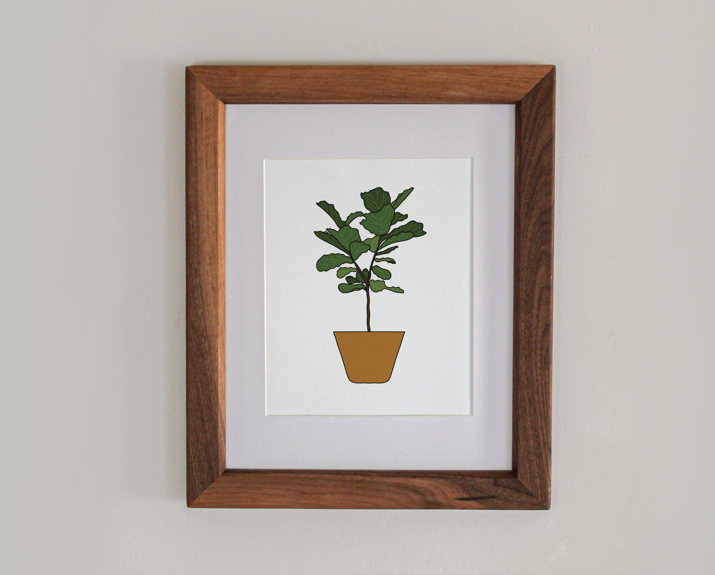 Potted Plant 3 8x10" Art Print