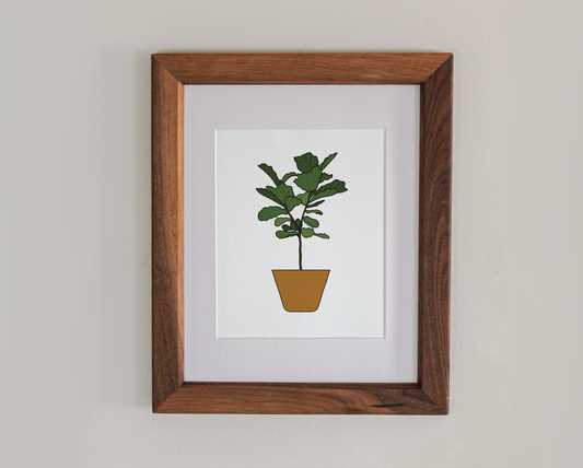 Potted Plant 3 8x10" Art Print