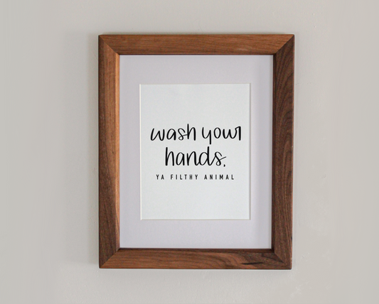 Wash Your Hands 8x10" Art Print