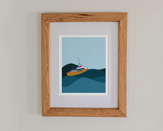 At Sea 8x10" Art Print