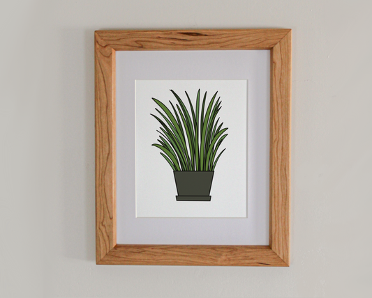 Potted Plant 6 8x10" Art Print
