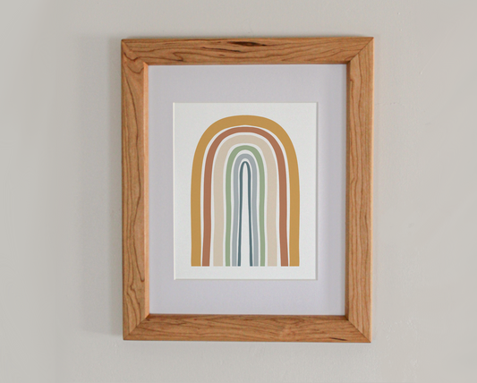 Happy Rainbow 8x10" Art Print