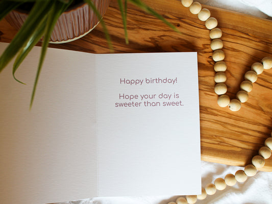 Ice Cream Birthday Card