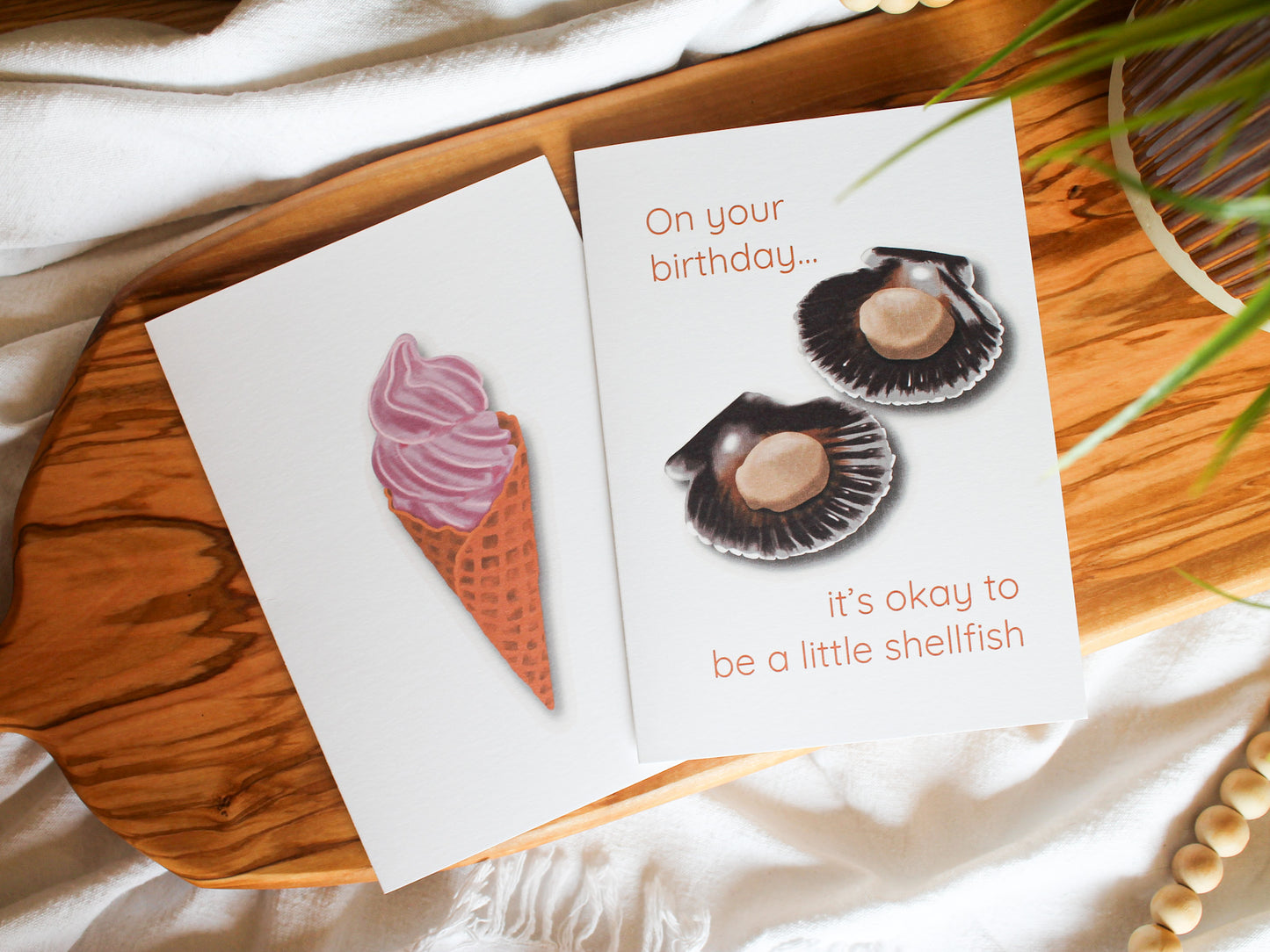Shellfish Birthday Card