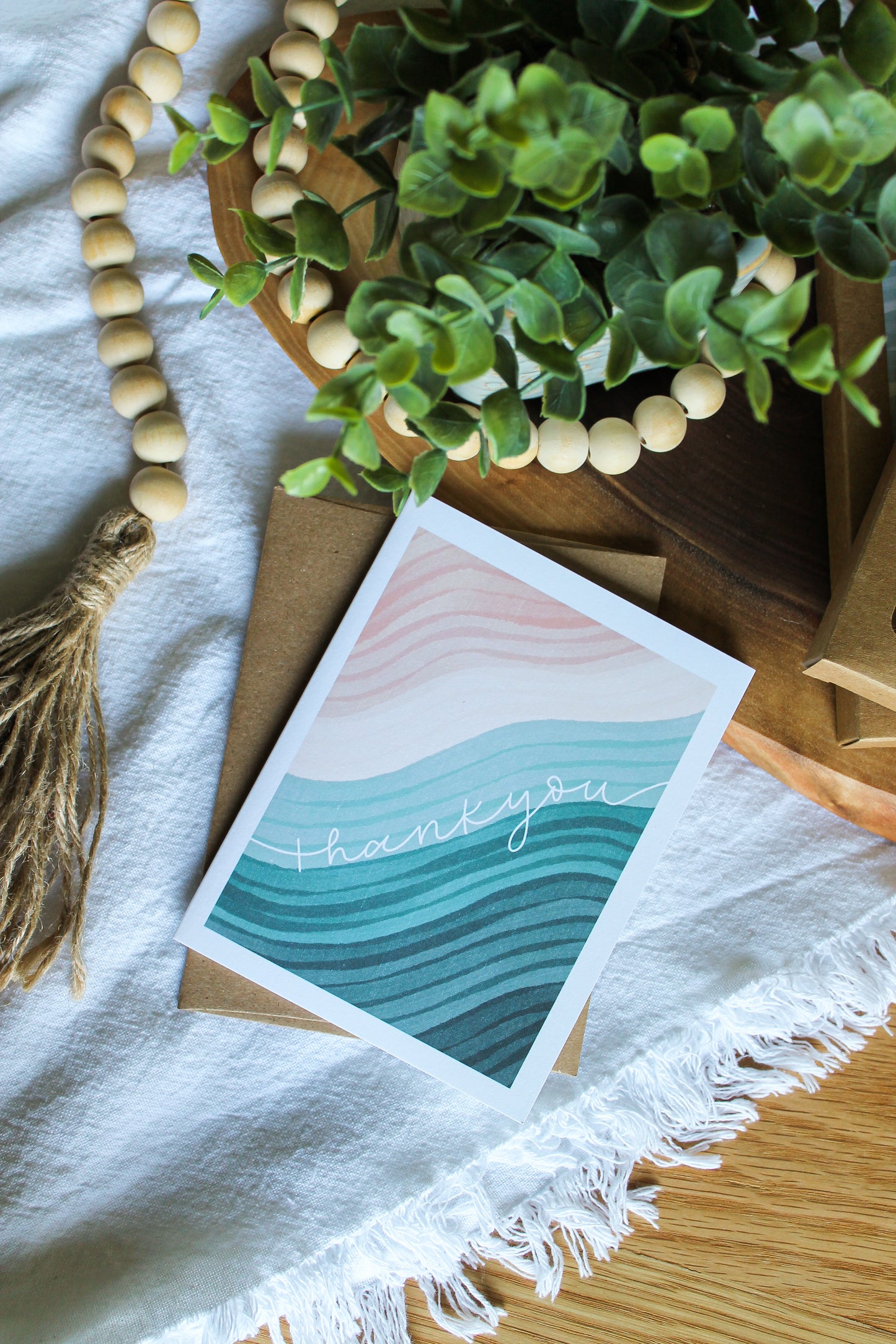 Coastal Boxed Thank You Cards