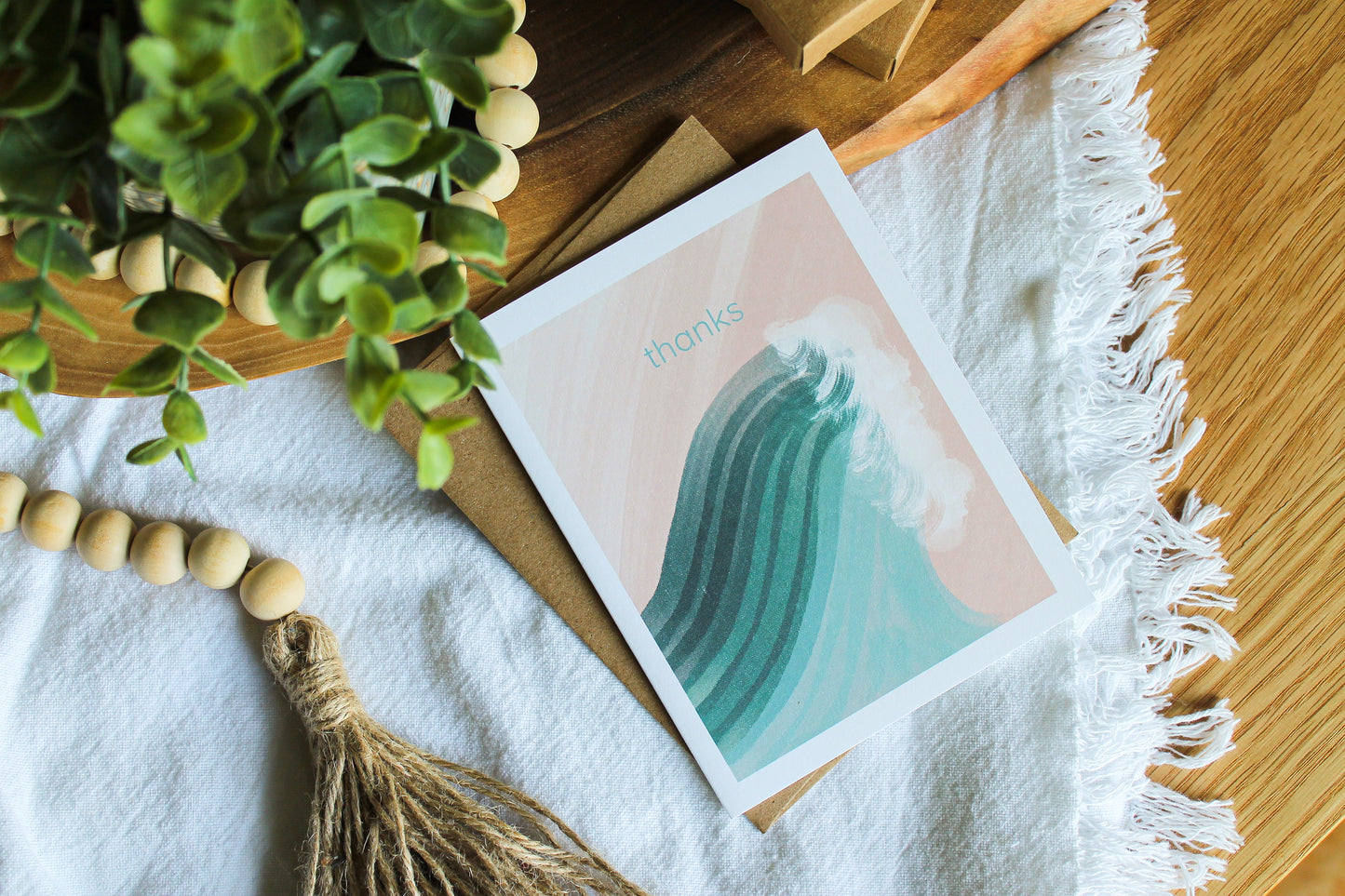 Coastal Boxed Thank You Cards