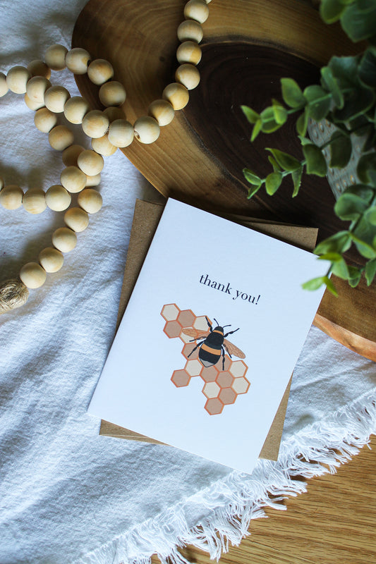 Bee Boxed Thank You Cards