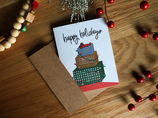 Lobster Traps Holiday Card | 2023 Christmas Card Collection