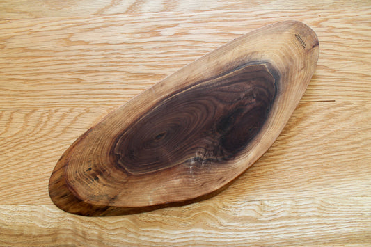Medium Oval Serving Board | Walnut 004