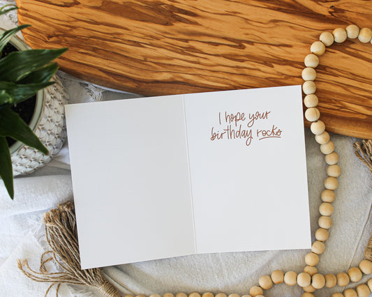 Old Fashioned Birthday Card