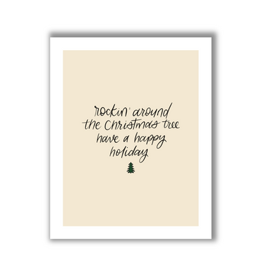 Rockin' around | Festive Art Print