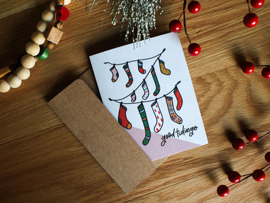 Stockings Holiday Card | 2023 Christmas Card Collection
