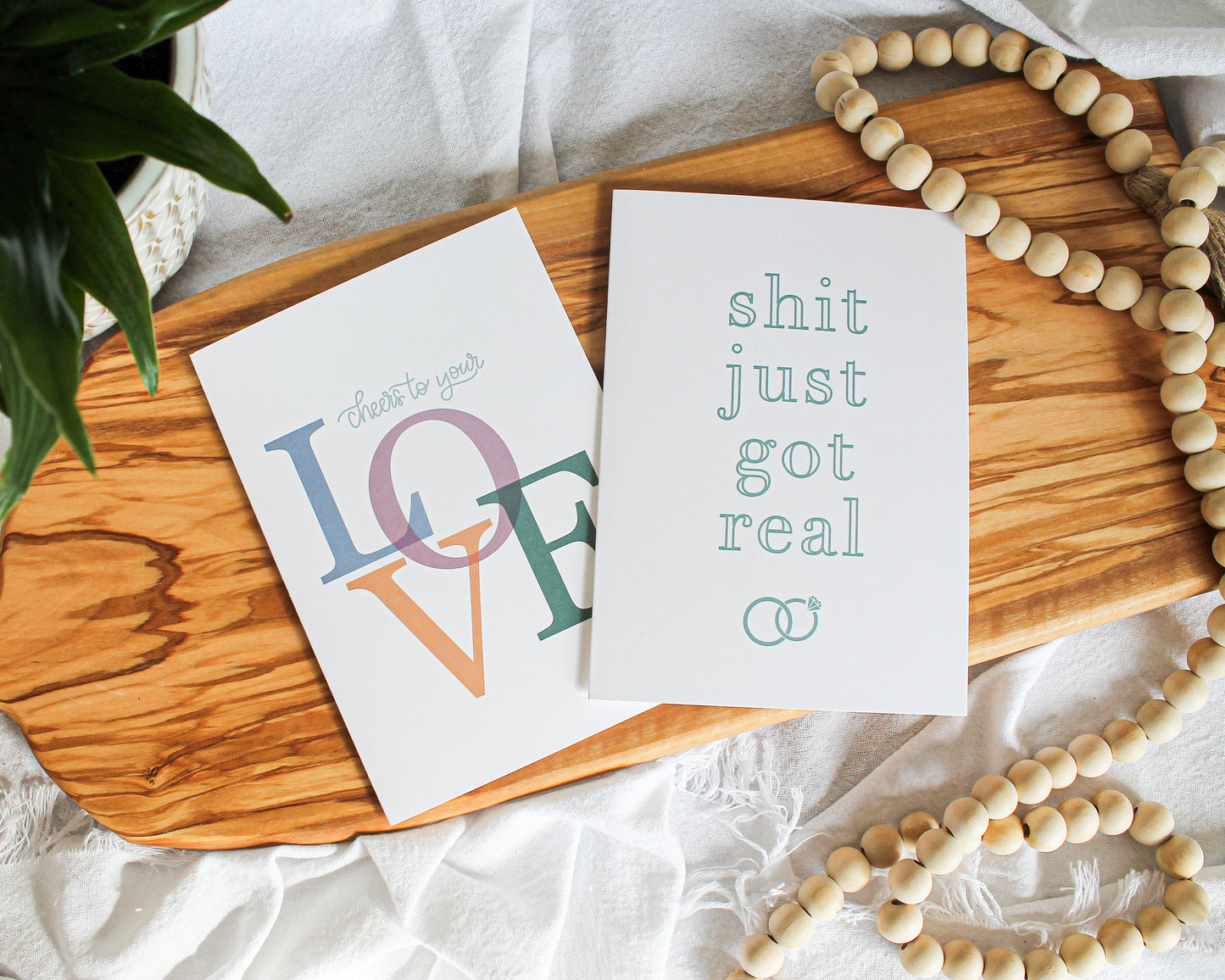 Cheers to your love Card