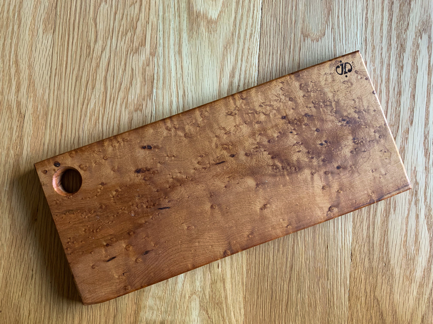 Limited Edition Medium Serving Tray | Roasted Birdseye Maple 014