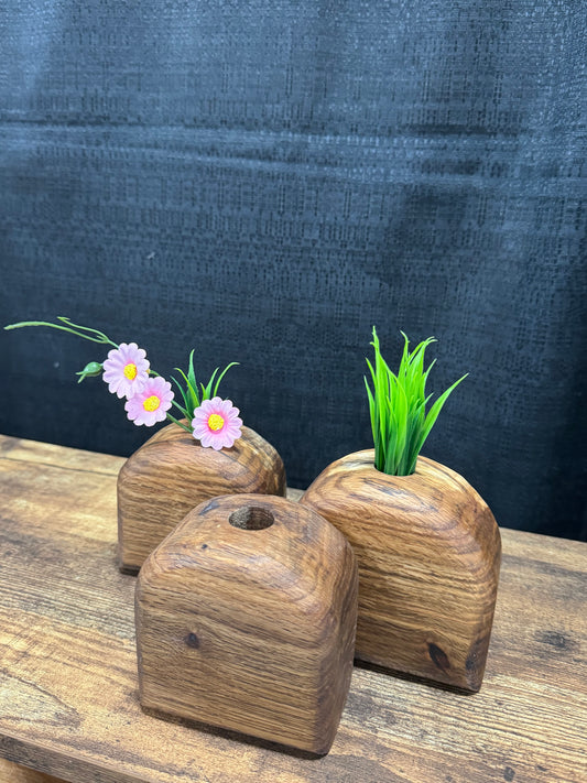 Small Hardwood Vase