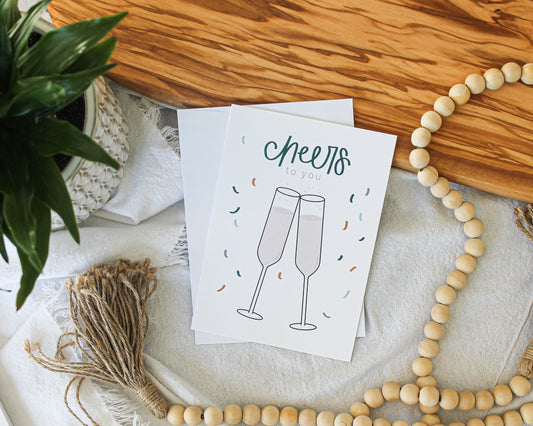 Champagne Toast Card