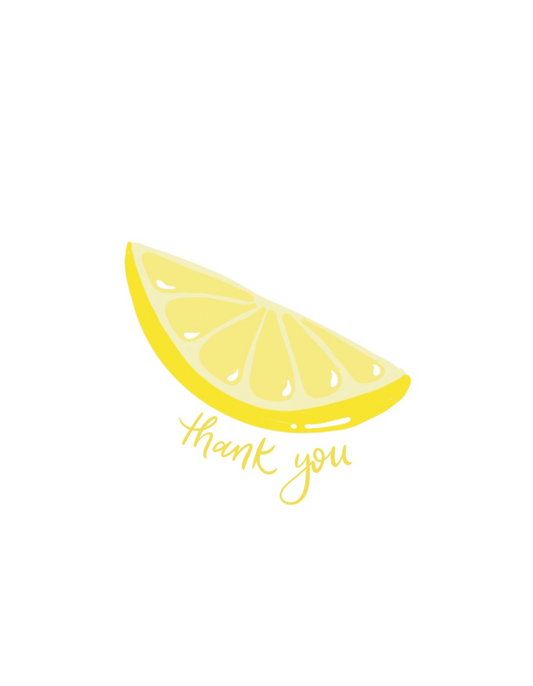 Lemon | Thank You Card