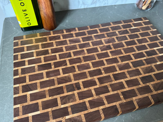 Professional Cutting Board Brick Pattern | End Grain 027