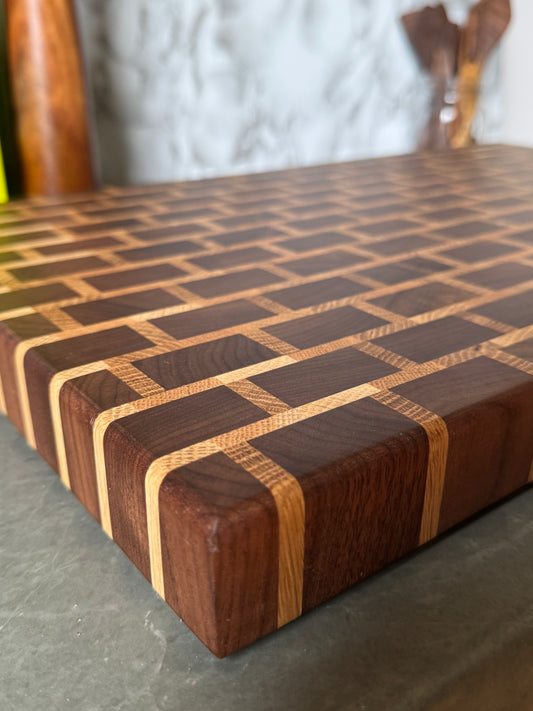 Professional Cutting Board Brick Pattern | End Grain 027