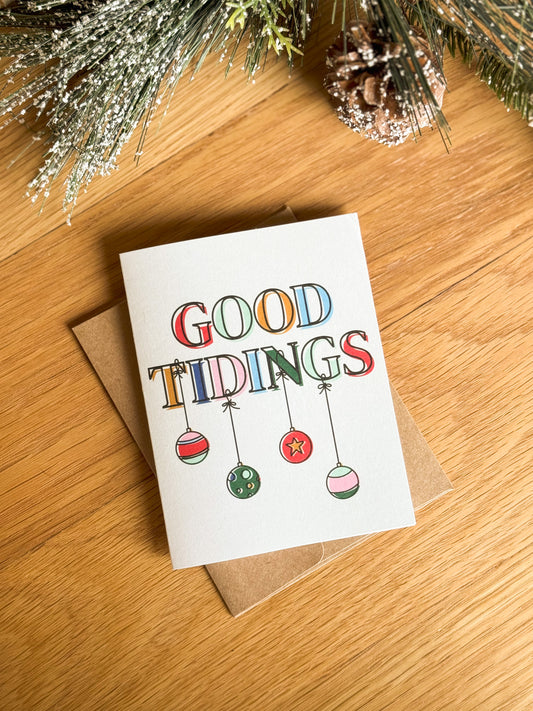 Good Tidings Holiday Card | 2024 Christmas Card Collection