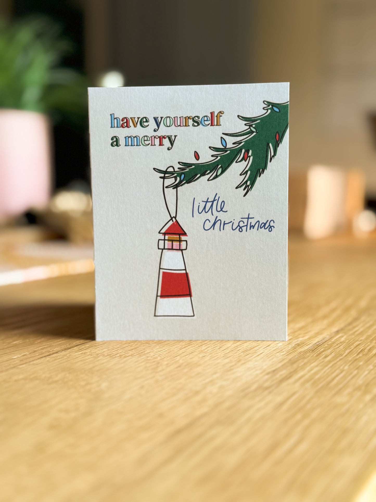 Lighthouse Ornament Holiday Card | 2024 Christmas Card Collection