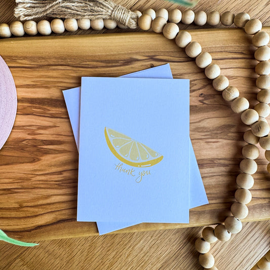 Lemon | Thank You Card