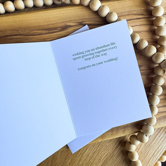 Peas in a Pod | Wedding Card