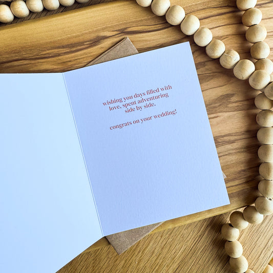 Beach Chairs | Wedding Card