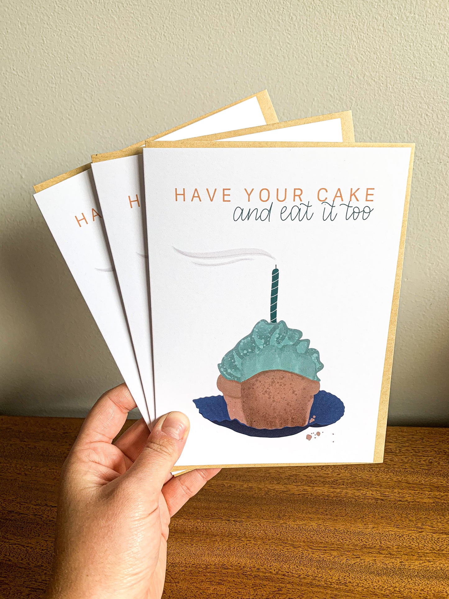 Cupcake Bite Card