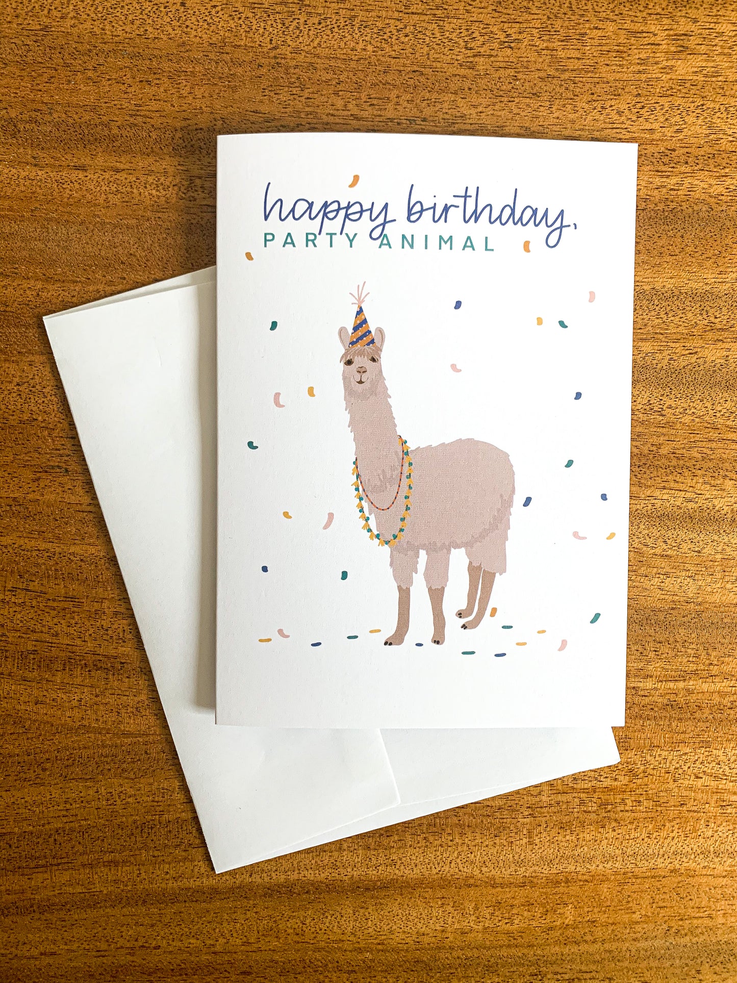 Llama Party Animal Card