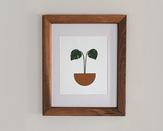 Potted Plant 1 8x10" Art Print