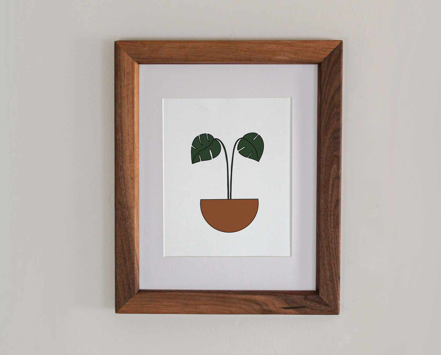 Potted Plant 1 8x10" Art Print (3)