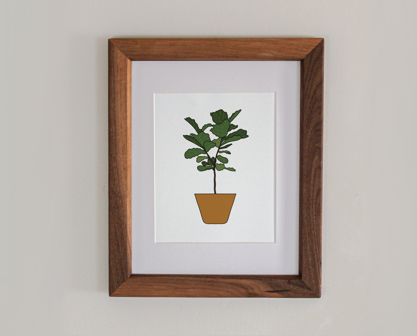 Potted Plant 3 8x10" Art Print (3)